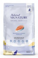 1.6公斤 Natural Signature 三文魚有機亞麻籽抗敏天然全貓糧( 內有獨立包裝 200克x8包 ), 韓國製造 (到期日: 12-2023)