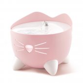 Catit Pixi 噴泉式寵物飲水機 (粉紅色) , 適合貓貓或小型寵物使用, 中國製造