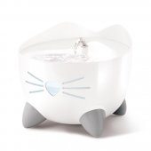 Catit Pixi 噴泉式寵物飲水機 (白色) , 適合貓貓或小型寵物使用, 中國製造