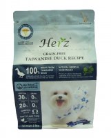 2磅 Herz 無穀物低溫烘焙鴨肉狗糧, 台灣製造 - 缺貨 27-2-2023 更新