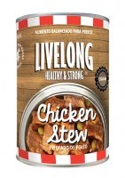 340克LiveLong 無穀物燉煮雞肉主食狗罐頭, 美國製造