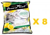 10公升 Fussie Cat 檸檬味貓砂x8包特價(平均每包 $53) 中國製造
