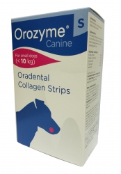 Orozyme Oradental Collagen Strips 狗用骨膠原潔牙條 (24支,細)  , 比利時製造   (到期日: 3-2026)