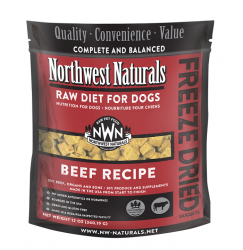 12安士 NorthWest Naturals Freeze Dried Beef Recipe 無穀物脫水凍乾牛肉狗糧, 美國製造