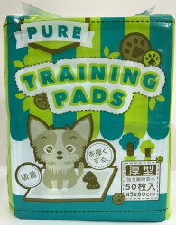 50片 2呎 Pure Pet Sheets 原味狗尿片 (45x60cm)x4包, (平均每包 $90) 中國製造