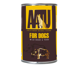 400克 AATU Wild Boar & Pork 豬肉及野豬主糧狗罐頭, 歐盟製造  (到期日: 11-2025)