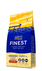 12公斤 Fish4Dog Finest Grain Free White Fish Puppy 無穀物白魚防敏感幼犬細粒狗糧, (SB), 挪威製造   - 需要訂貨