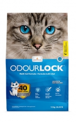 12公斤 Odourlock Multi-cat Foumula Unscented 強力除臭凝結貓砂, 加拿大製造