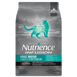 11磅 Nutrience Infusion Chicken Oat Indoor Cat 天然凍乾鮮雞肉燕麥室內貓糧, 加拿大製造    - 缺貨 3-4-2024 更新