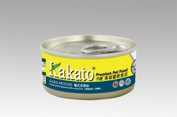 70克 Kakato 鯖花魚慕絲貓狗罐頭, 泰國製造