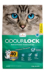 12公斤 Odourlock Multi-Cat Formula, Fragrance 強力除臭輕舒淡香凝結貓砂, 加拿大製造