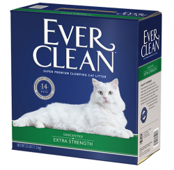 25磅 Everclean 無香味特強配方貓砂 (綠邊) 美國製造
