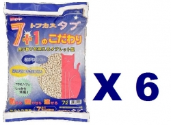 7公升 7+1 圓片豆腐貓砂x6包特價 (平均每包$93) 日本製造