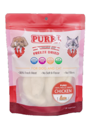 100克 Pure Freeze Dried Chicken Fillet 冷凍乾純雞胸肉, 貓狗適用, 中國製造   (到期日: 3-2025)