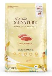 1.8公斤 Natural Signature 單一蛋白鴨肉天然有機全犬糧 (內有獨立包裝 200克x9包) 韓國製造 (到期日: 1-2025)