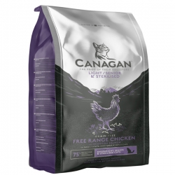 4公斤 Canagan Light/Senior Sterilised Grain Free  Free Range Chicken 無穀物走地雞肉減肥 / 老貓糧, 德國製造    - 需要訂貨