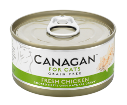 75克 Canagan 無穀物鮮雞肉主食貓罐頭, 泰國製造