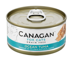 75克Canagan 無穀物吞拿魚主食貓罐頭, 泰國製造
