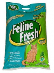 20磅 Feline Fresh Natural Pine Cat Litter 環保天然松木貓木粒, 美國製造