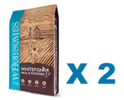35磅 Sportmix Wholesomes Grain Free Whitefish Meal 天然無穀物白魚鷹咀豆狗糧x2包特價 (平均每包 $590) 美國製造   (到期日: 5-2025)