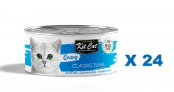 70克Kit Cat 無穀物鮮嫩吞拿魚汁湯主食貓罐頭 x24罐特價 (平均每罐 $8.5), 泰國製造