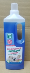 1公升Men For San(MFS) 消毒+殺菌寵物專用潔淨水, 藍色, 西班牙製造   - 缺貨 8-4-2024 更新