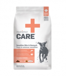 5磅 Nutrience Care Grain Free Sensitive Skin & Stomach 無穀物三文魚皮膚及腸胃護理全犬糧, 加拿大製造