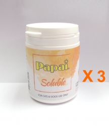 150克 Papai Soluble Probiotic Supplement For Cats & Dogs 益生菌貓狗補充劑x3罐特價(平均每罐 $145) 英國製造  (到期日: 9-2025)