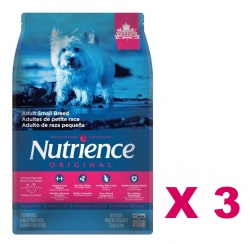 5.5磅 Nutrience Original Chicken Meal & Brown Rice 天然雞肉糙米小型成犬糧(SB)x3包特價(平均每包 $175), 加拿大製造