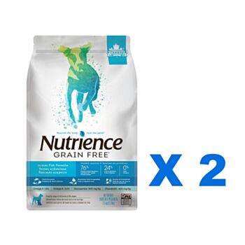 5.5磅 Nutrience Grain Free Ocean Fish 無穀物海洋魚 (七種魚) 全犬糧x2包特價 (平均每包 $267.5) 加拿大製造  