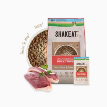 3公斤Shakeat 凍乾鴨胸肉+雞肉三文魚狗糧