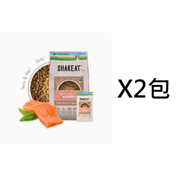 3公斤Shakeat 凍乾三文魚+雞肉三文魚狗糧 X2包(平均為$280包)