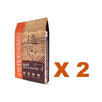 35磅 Sportmix Wholesomes Grain Free Beef Meal 天然無穀物牛肉鷹嘴豆狗糧x2包特價 (平均每包 $590) 美國製造