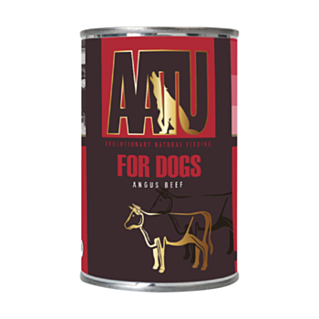 400克 AATU Angus Beef 安格斯牛肉主糧狗罐頭, 歐盟製造
