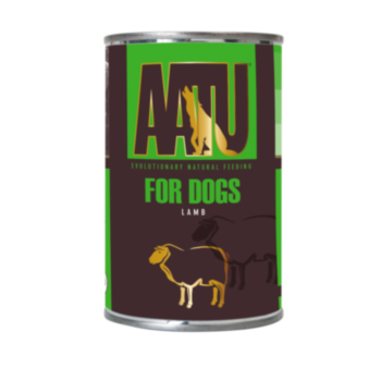 400克 AATU Lamb 羊肉主糧狗罐頭, 歐盟製造