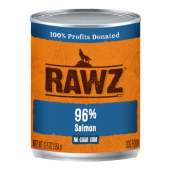 354克 RAWZ Salmon 無穀物三文魚肉醬狗罐頭, 美國製造
