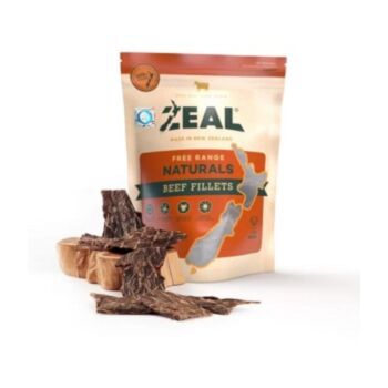125克 Zeal Beef Fillets 天然牛肉條狗小食, 紐西蘭製造