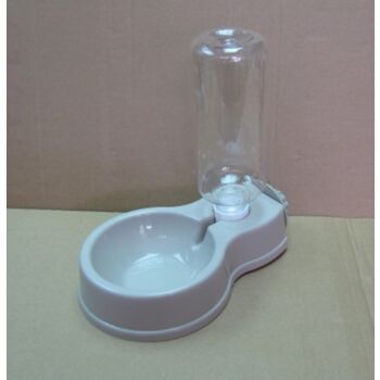 掛籠座地飲水器 - 啡色