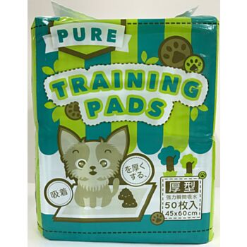 50片 2呎 Pure Pet Sheets 原味狗尿片 (45x60cm)x4包, (平均每包 $90) 中國製造
