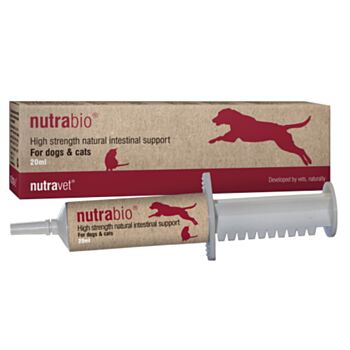 20毫升 Nutrabio high strength natural intestinal support for dog & cats 益生菌整腸膏,英國製造 (貓狗適用)   - 需要訂貨