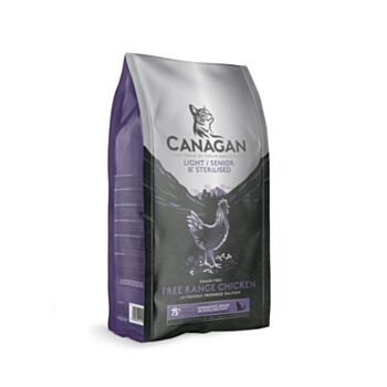 1.5公斤 Canagan Light/Senior Sterilised Grain Free Free Range Chicken 無穀物走地雞肉減肥 / 老貓糧, 德國製造 