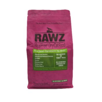 3.5磅 RAWZ meal free 無穀物天然脫水雞肉+火雞肉+雞肉貓糧, 美國製造 