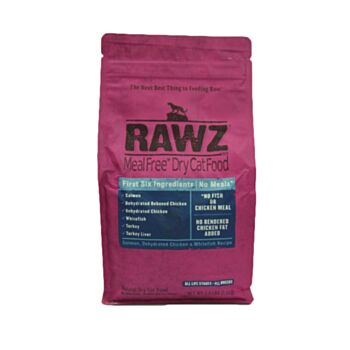 3.5磅 RAWZ meal free 無穀物天然三文魚+脫水雞肉+白肉魚貓糧, 美國製造