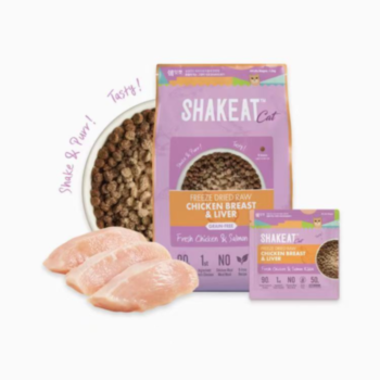 1.2公斤Shakeat 凍乾雞肉+雞肉三文魚無穀物貓糧 