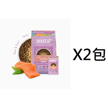 3公斤Shakeat 凍乾三文魚+雞肉三文魚無穀物貓糧x2包(平均為$295包)