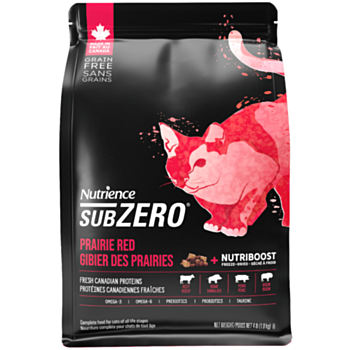 4磅 Nurience Sub-Zero Grain Free 無穀物紅肉海魚+凍乾鮮牛肝全貓糧, 加拿大製造 