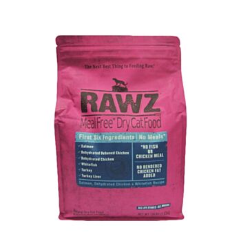 7.8磅 RAWZ meal free 無穀物天然三文魚+脫水雞肉+白肉魚貓糧, 美國製造 