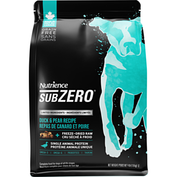 4磅 Nutrience L.I.D. Duck & Pear Recipe 無穀物單一蛋白鴨肉梨全犬糧, 加拿大製造