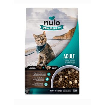 4磅Nulo 三文魚雞火雞及多元凍乾成貓糧