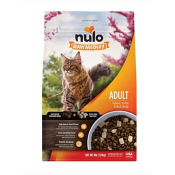 4磅Nulo 雞火雞鴨肉及多元凍乾成貓糧